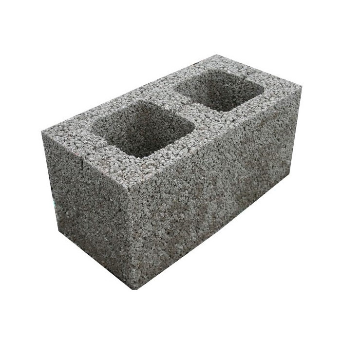 Блок керамзитобетонный стеновой Д 1000 2-х пустотные СКЦ-1Р 390x188x190 Hogan